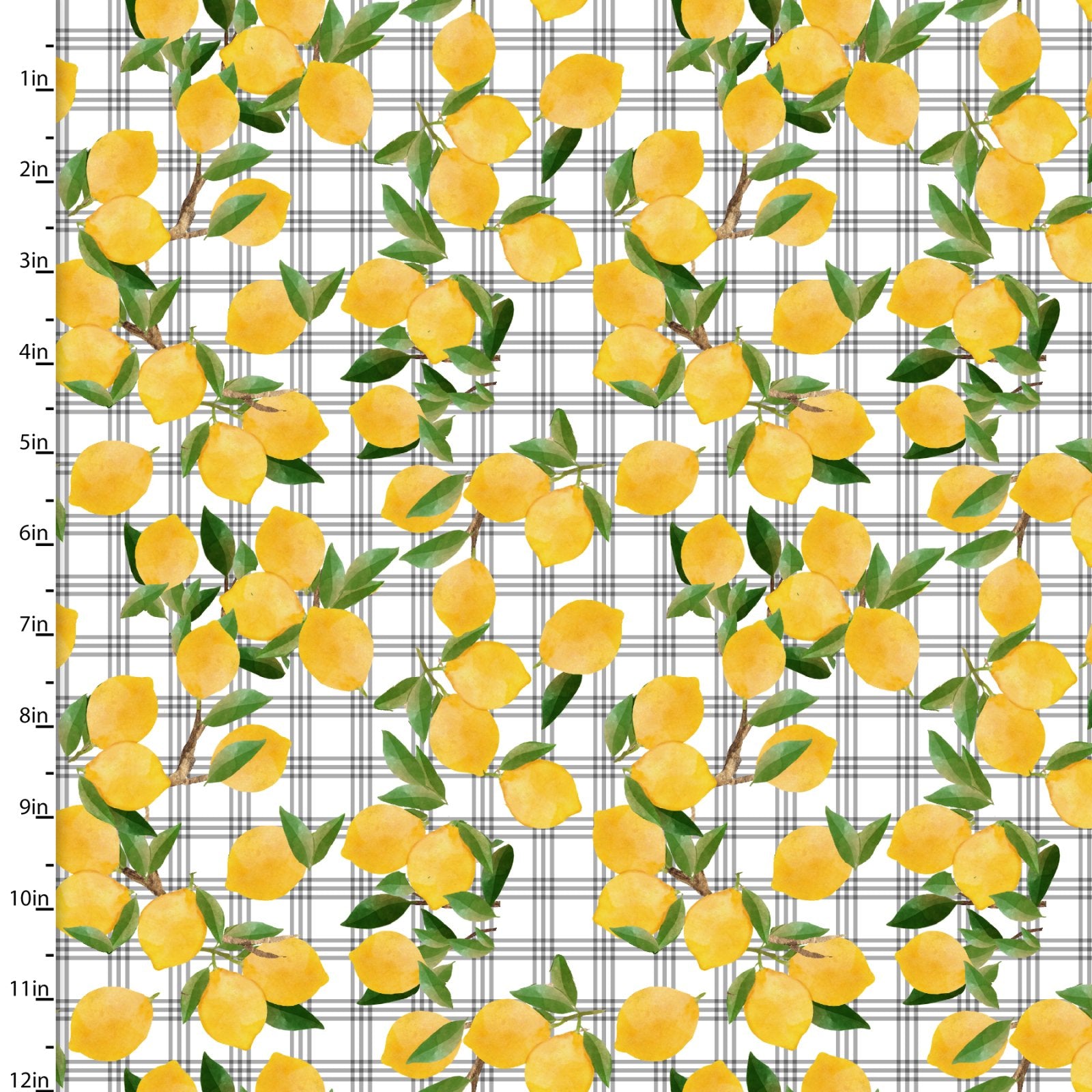 White Cottage Farm | Trailing Lemons by Beth Albert for 3 Wishes Fabric | 20878-WHT