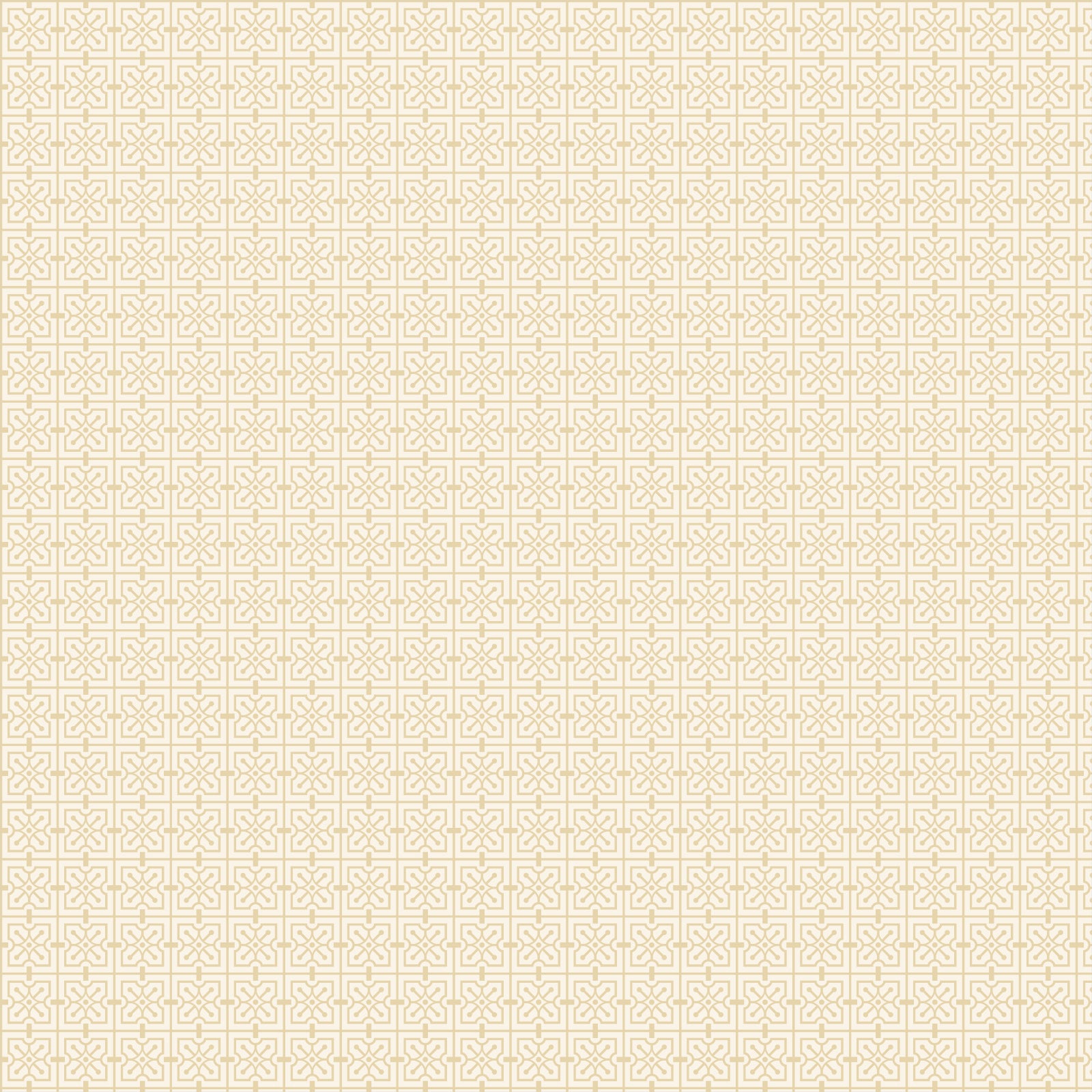 Frank Lloyd Wright Collection by Cloud9 | The House Beautiful Design C - Cream (227551) | 100% Organic Cotton