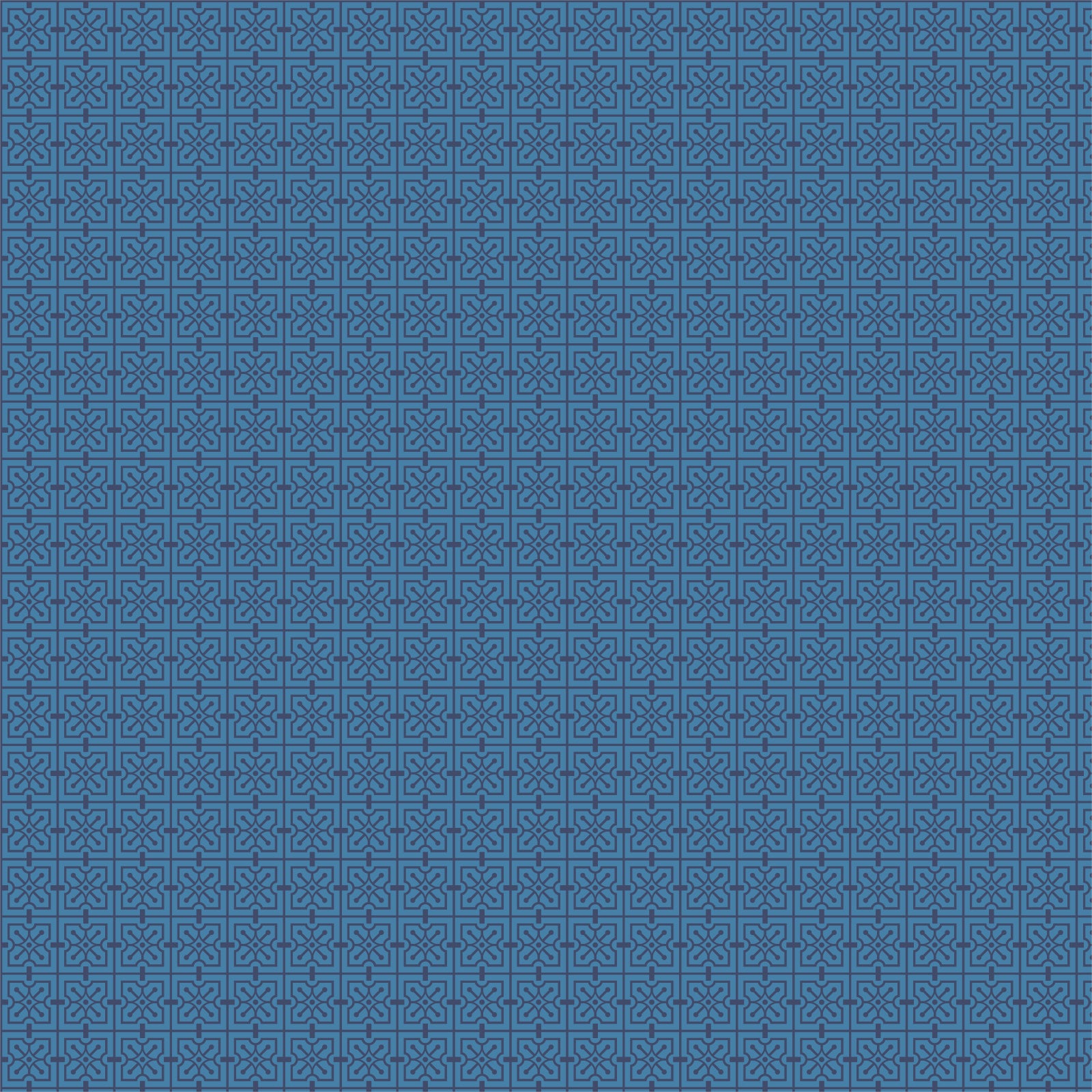 Frank Lloyd Wright Collection by Cloud9 | The House Beautiful Design C - Midnight (227554) | 100% Organic Cotton