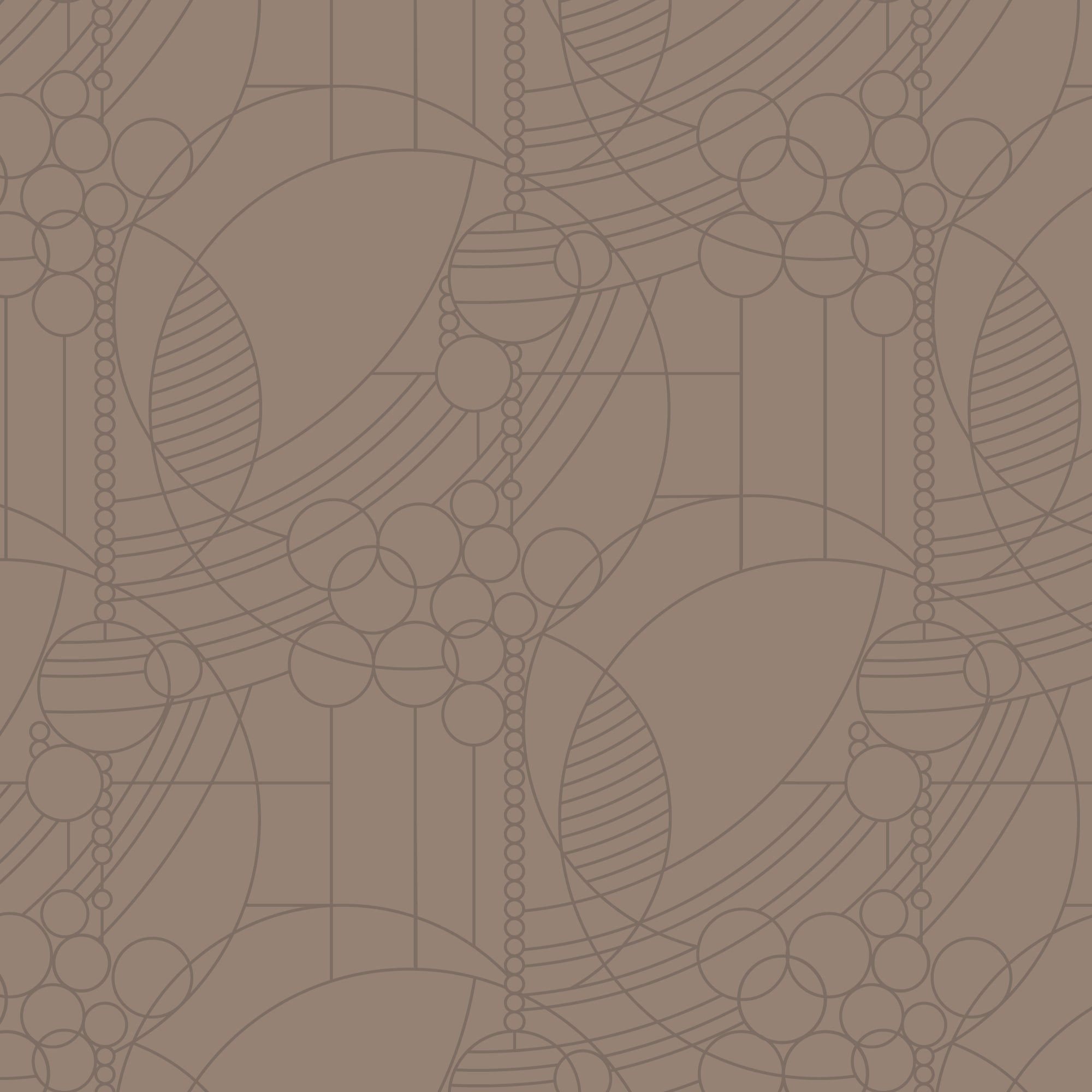 Frank Lloyd Wright Collection by Cloud9 | March Balloons - Earth Tonal Blender (227965) | 100% Organic Cotton