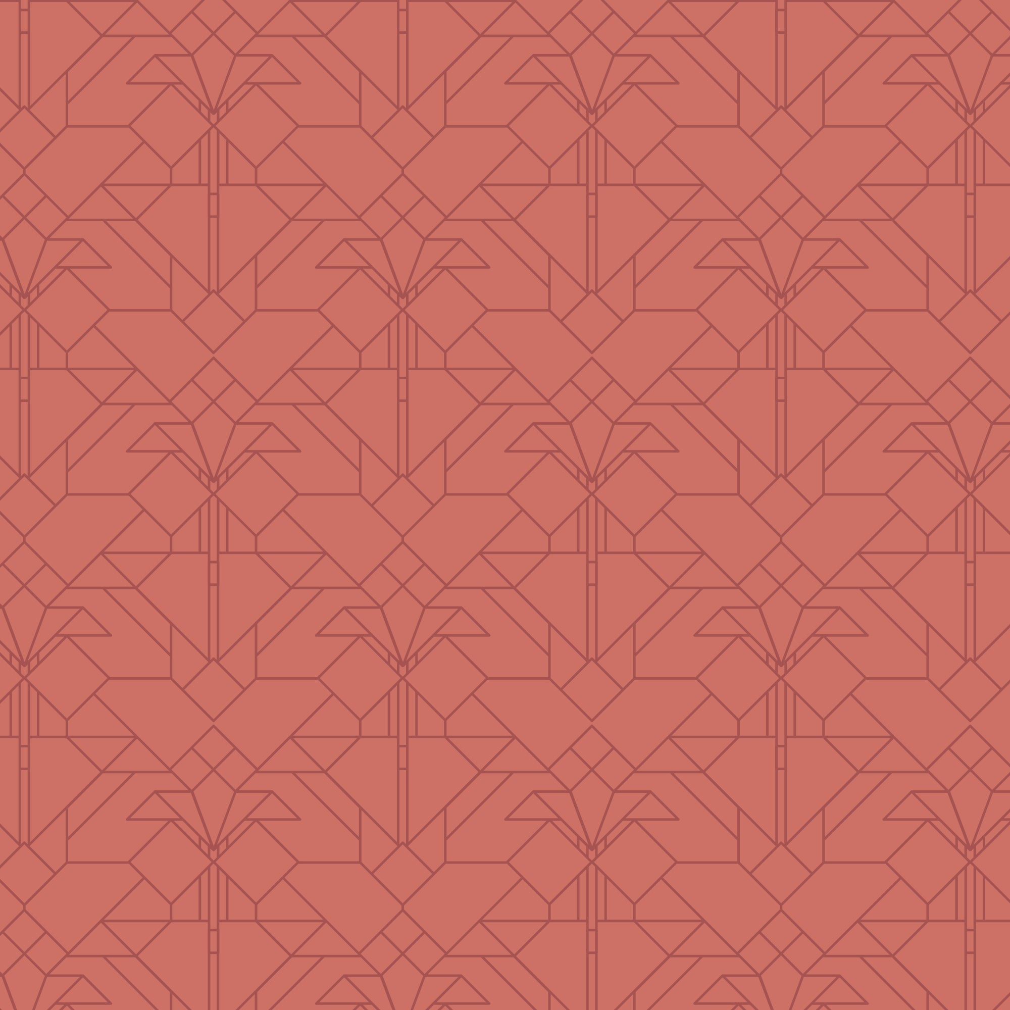 Frank Lloyd Wright Collection by Cloud9 | Coonley Tulip - Bright Tonal Blender (227972) | 100% Organic Cotton