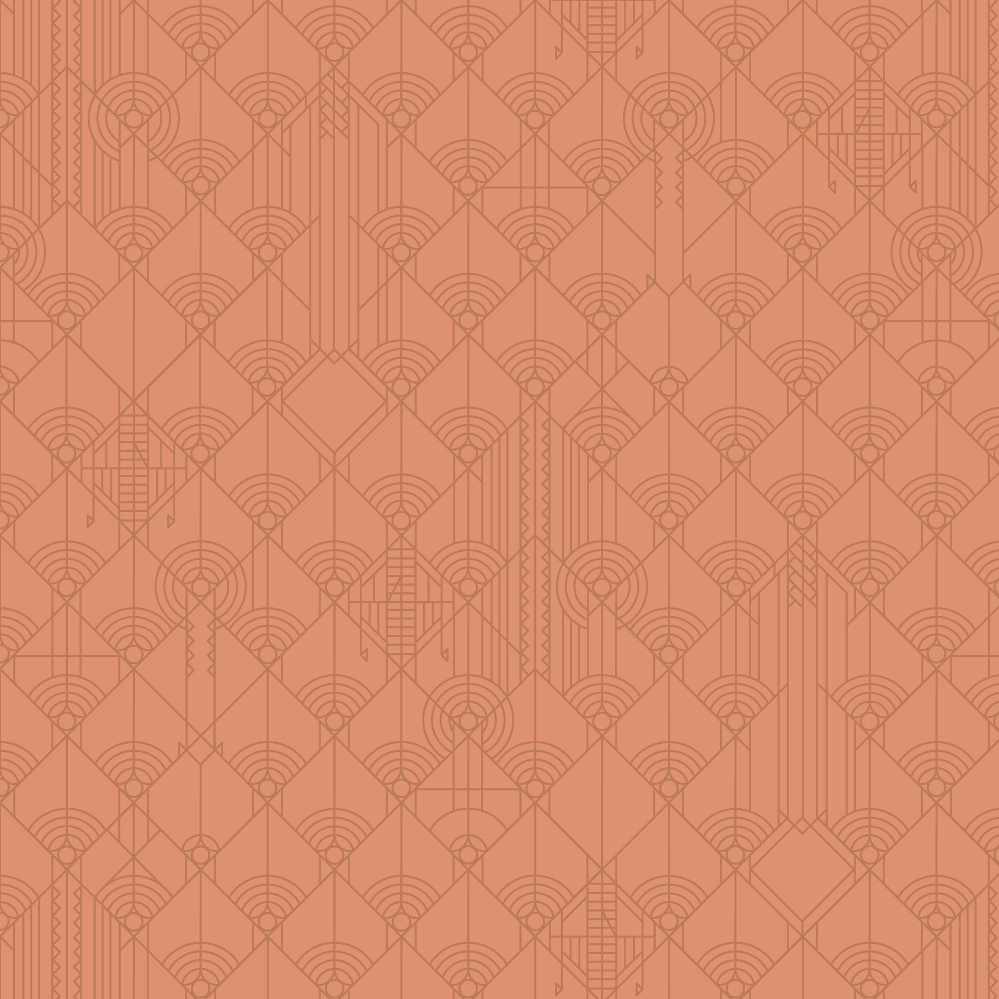 Frank Lloyd Wright Collection by Cloud9 | April Showers - Sun Tan Tonal Blender (227975) | 100% Organic Cotton