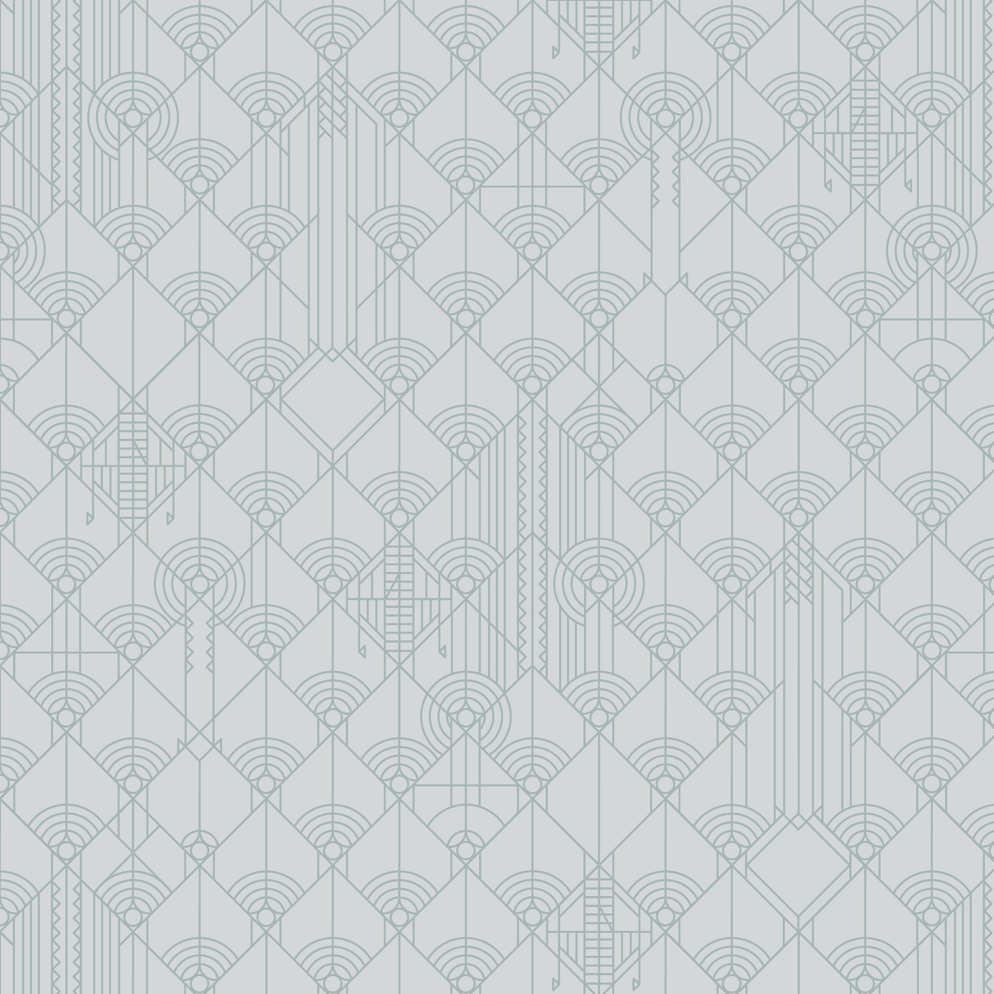 Frank Lloyd Wright Collection by Cloud9 | April Showers - Stone Gray Tonal Blender (227976) | 100% Organic Cotton