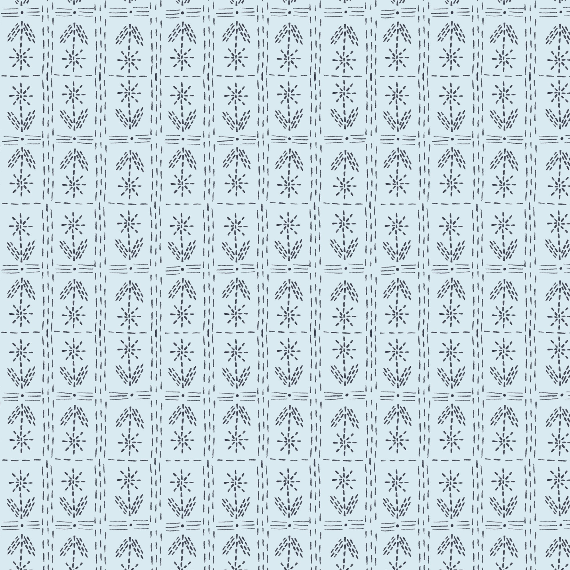 Snow Friends | Knit Sweater - Light Blue by Meenal Patel Studio for Cloud9 | 100% Organic Cotton