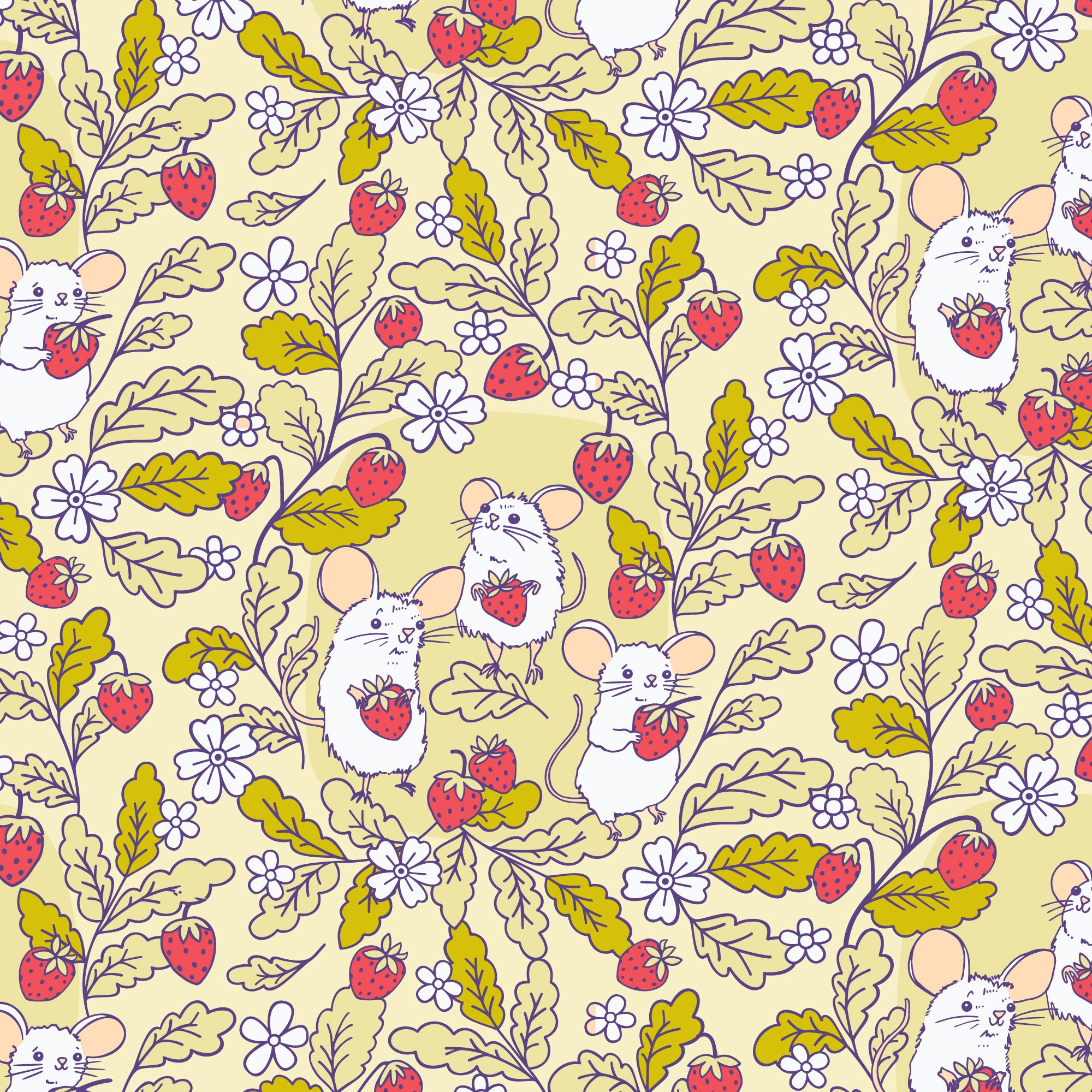 Forest Friends | 5" Charm Pack by The Good Twin for Cloud9 | 42 pcs | 100% Organic Cotton