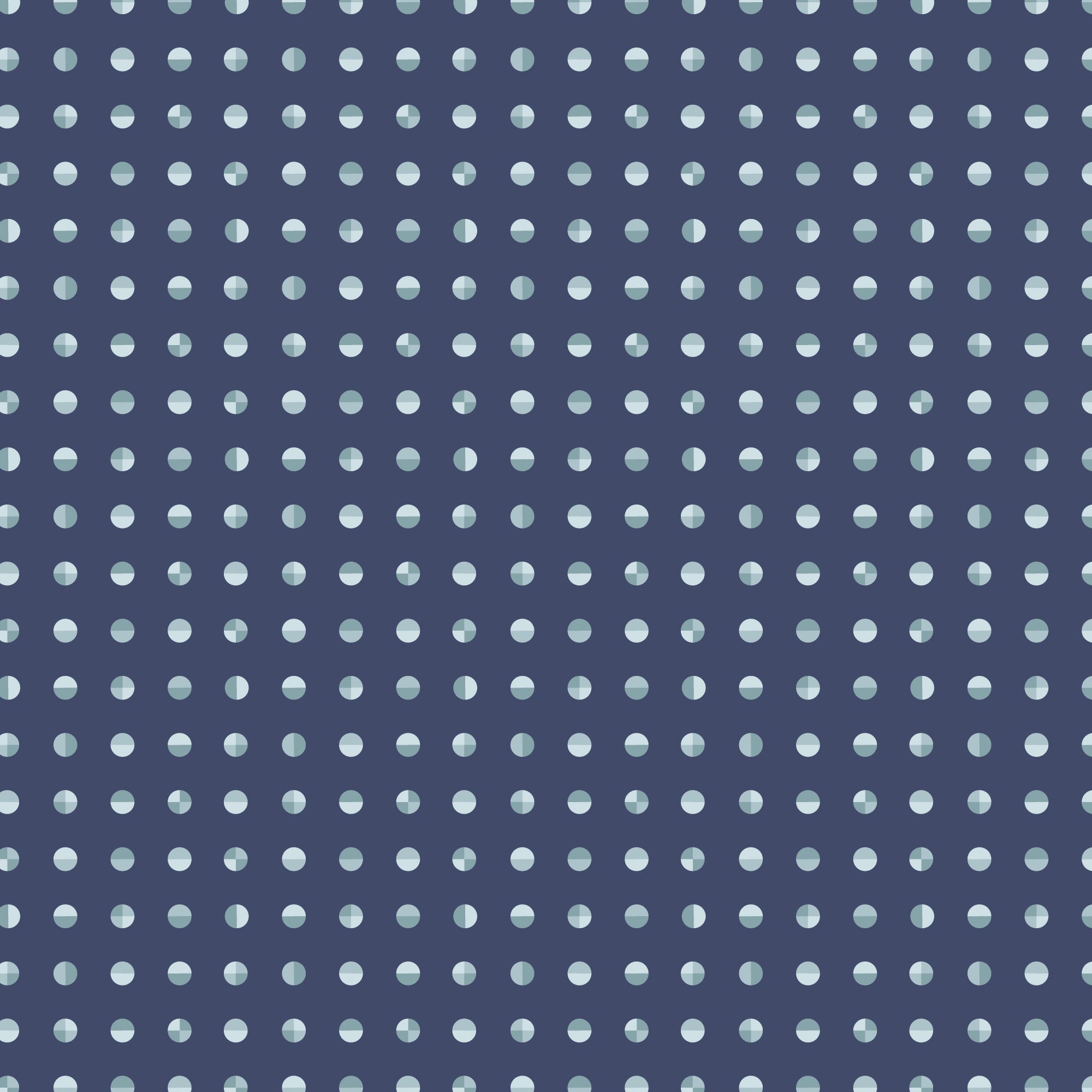 American Bold | Circular - Midnight by Frank Lloyd Wright for Cloud9 | 228703 | 100% Organic Cotton