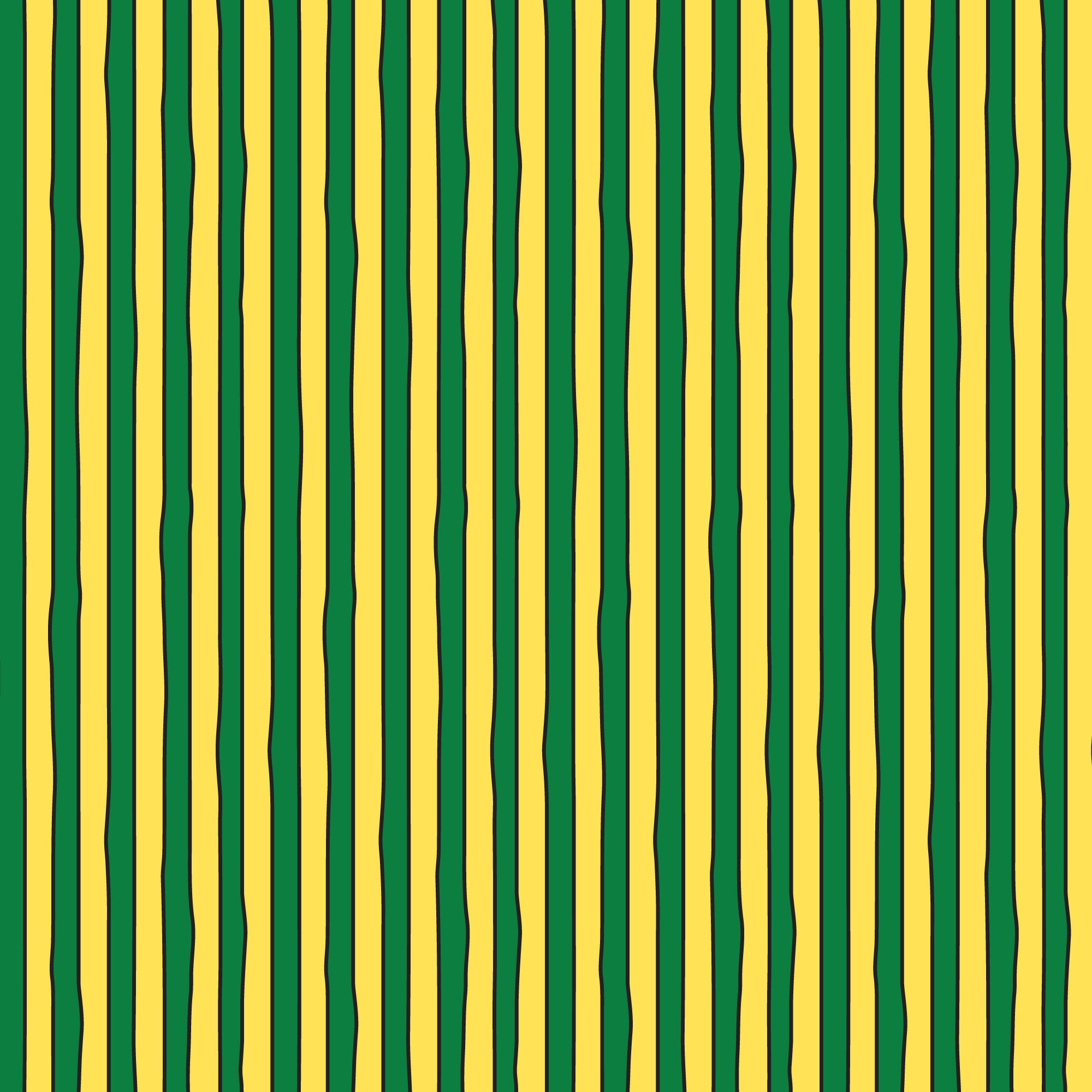 Goodnight Moon | Stripe in Yellow/Green (229227) by Margaret Wise Brown for Cloud9 | 100% Organic Cotton