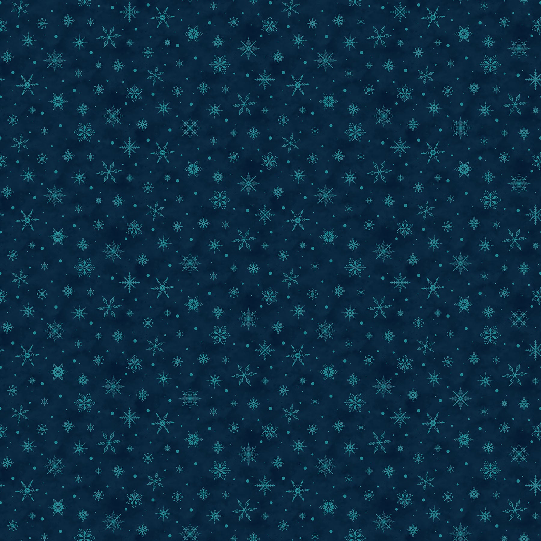 Woodland Wishes | Snowflake - Navy by Michael Zindell for Northcott | 27907-48