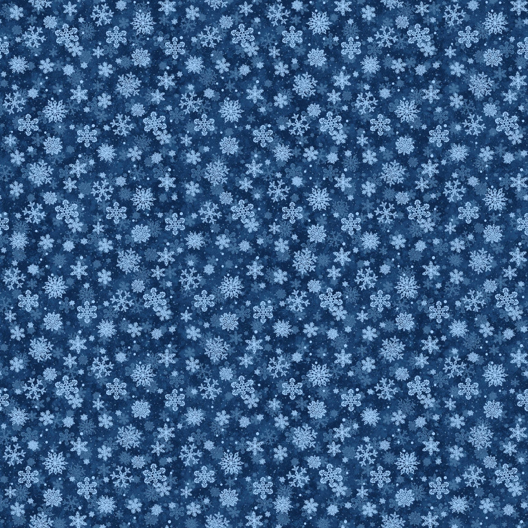 St. Nicholas | Snowflakes - Blue by Liz Goodrick-Dillon for Northcott | 28219-46