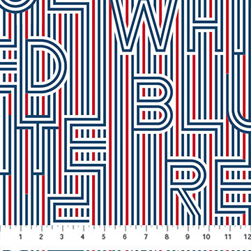 America 250 | RedWhite&Blue - White Multi by Northcott Studio | 29059-10