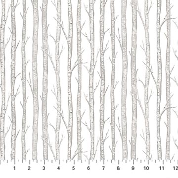 Tanglewood | Birch White Multi by Deborah Edwards for Northcott | 29286-10