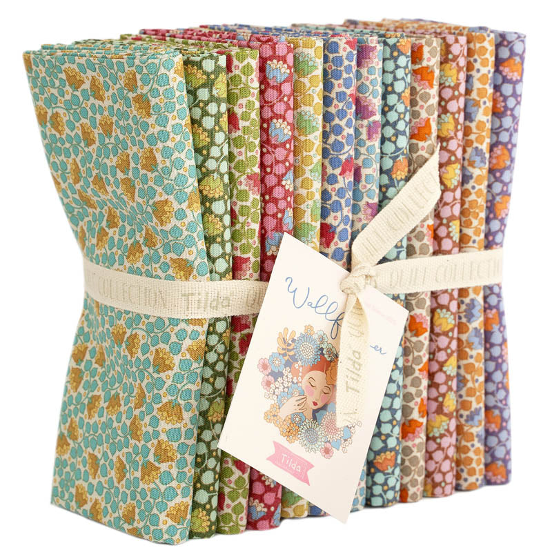 Wallflower | Fat Quarter Bundle - Bellflower Blenders by Tone Finnanger for Tilda Fabrics | 12 pcs