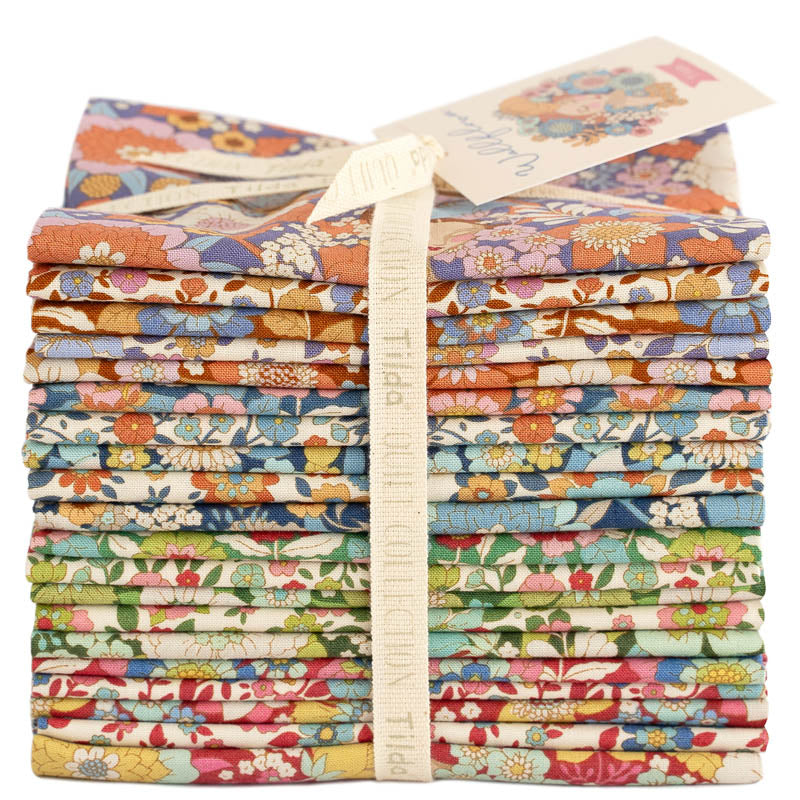 Wallflower | Fat Quarter Bundle by Tone Finnanger for Tilda Fabircs | 20 pcs