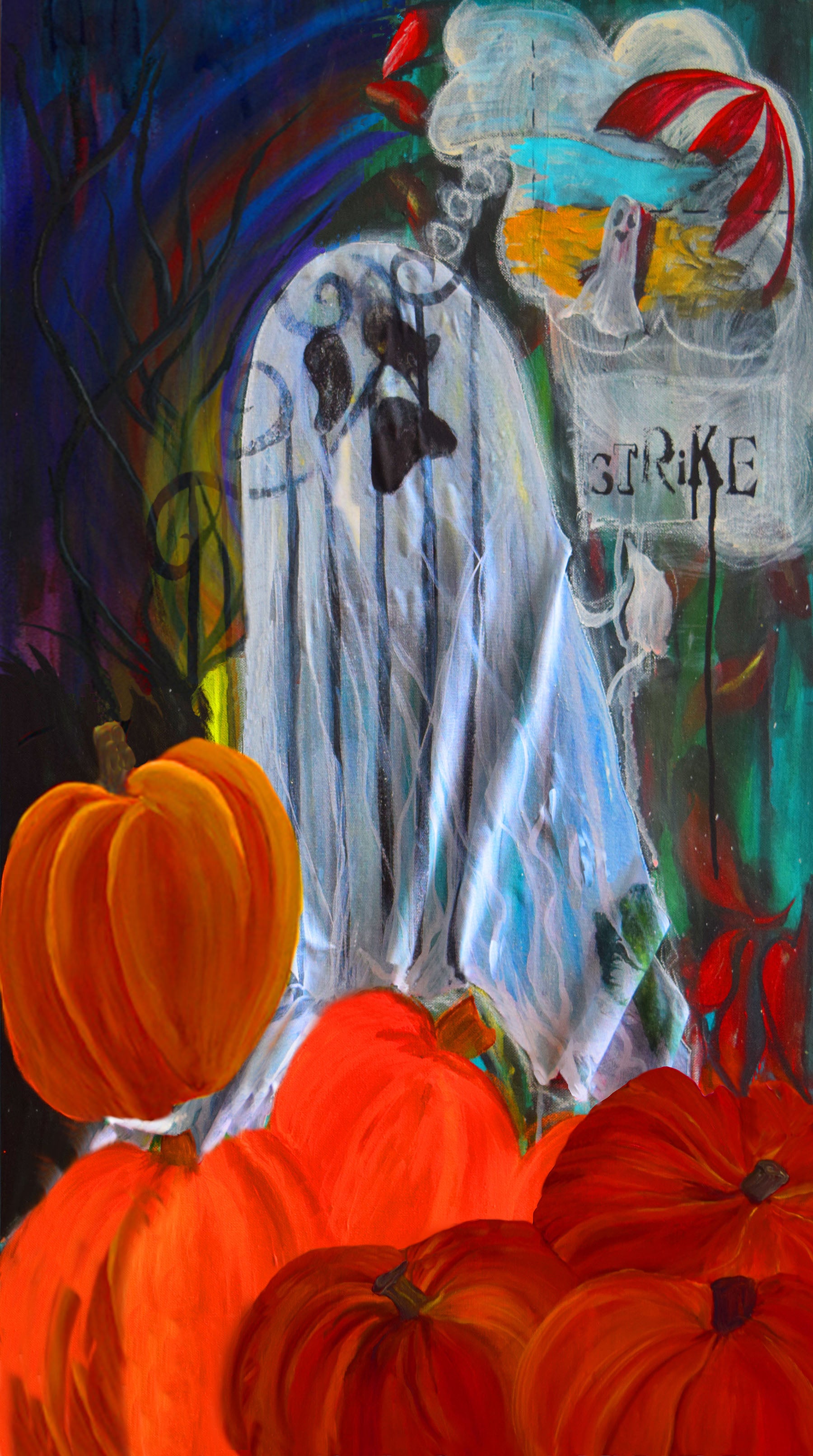 Bittersweet II | 24" Panel - NeedAVacation Nasturtium by Stephanie Brandenburg for Northcott | 40200-25