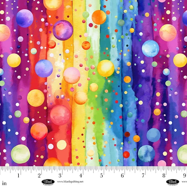 Bubble Pops 108" Wide Backing | Texture Multi by Tango Twist Designs | 4418-35