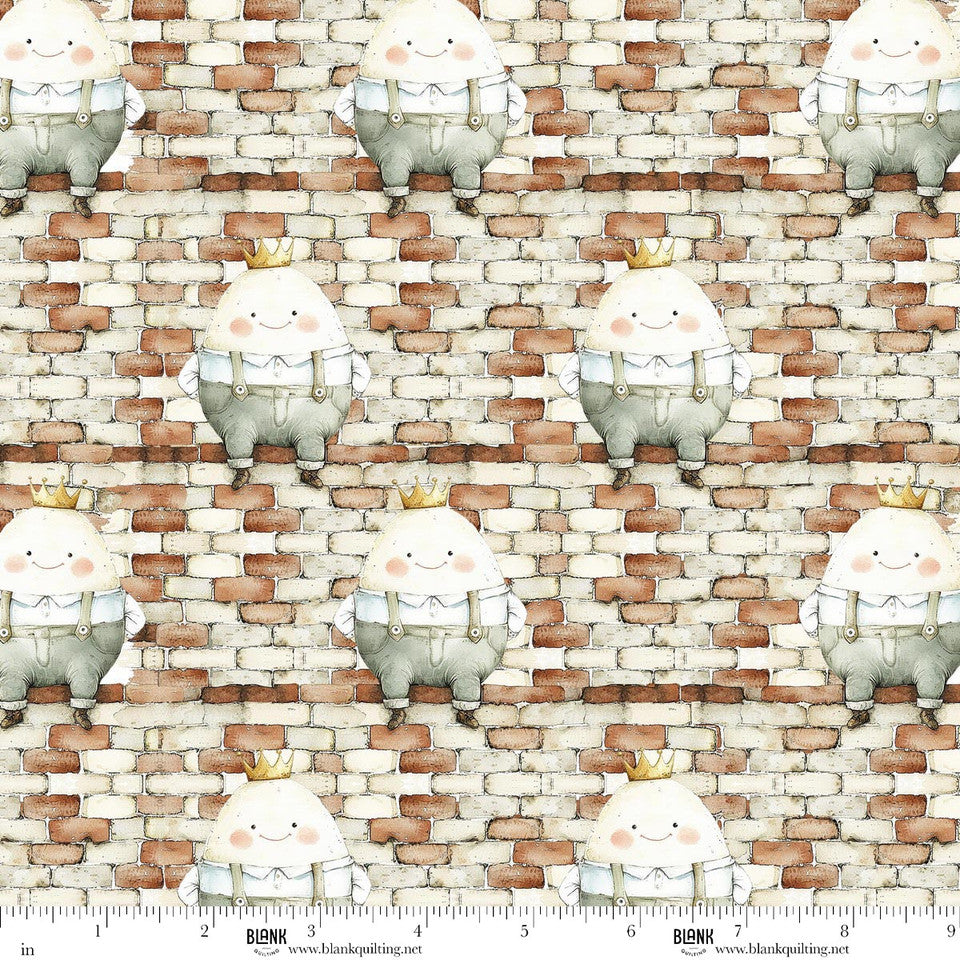 Nursery Rhyme Time | Humpty Dumpty Ivory by Oleander Studio for Blank Quilting | 4839-41