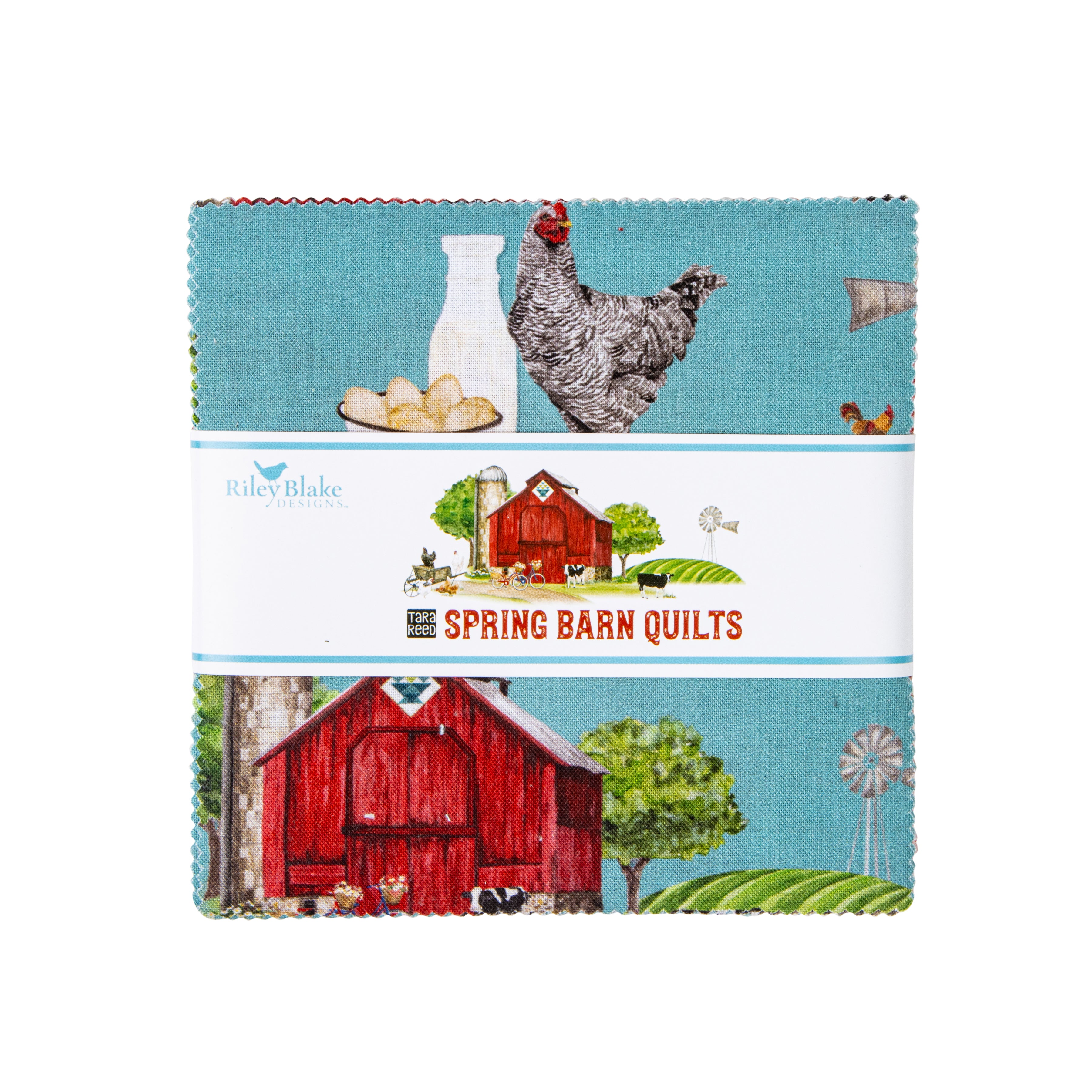 Spring Barn Quilts | 5" Charm Pack by Tara Reed for Riley Blake Designs | 42 pcs