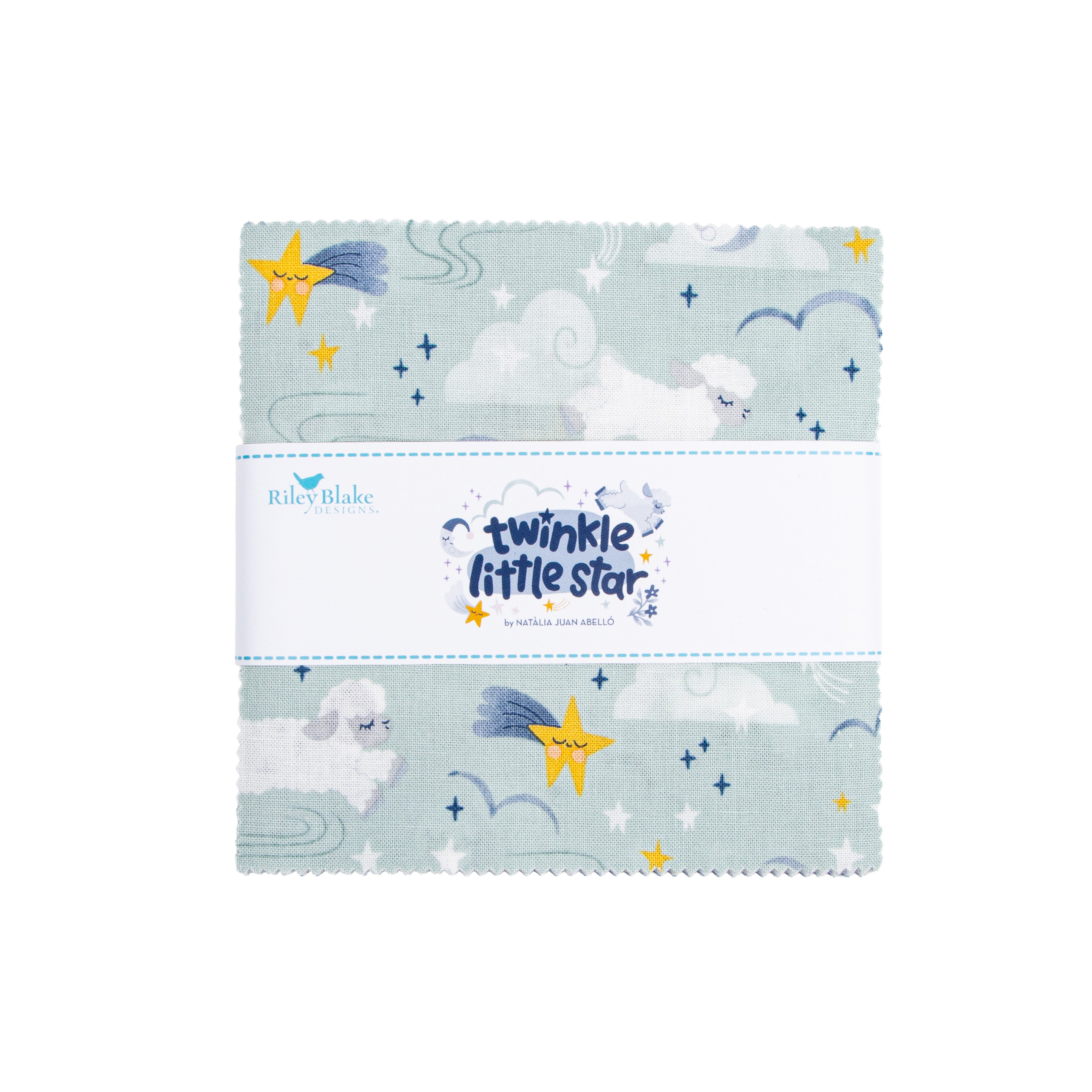 Twinkle Little Star | 5" Charm Pack by Natàlia Juan Abelló for Riley Blake | 42 pcs