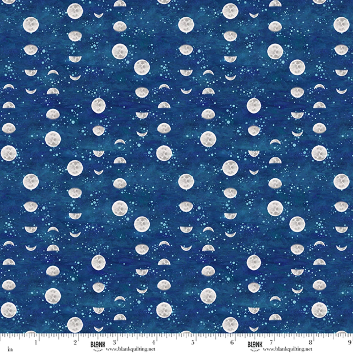 Moondance | Sapphire Winter Moon by Episodic Drawing for Blank Quilting | 5040-76