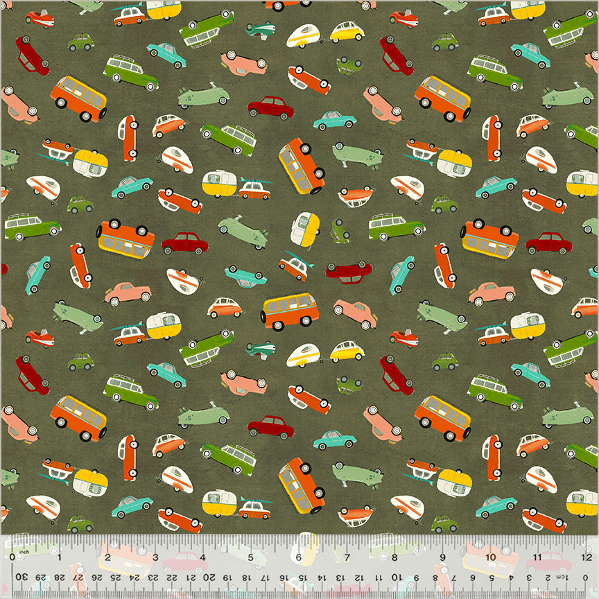 Sunday Drive - Earth Scattered Cars by Katherine Quinn for Windham