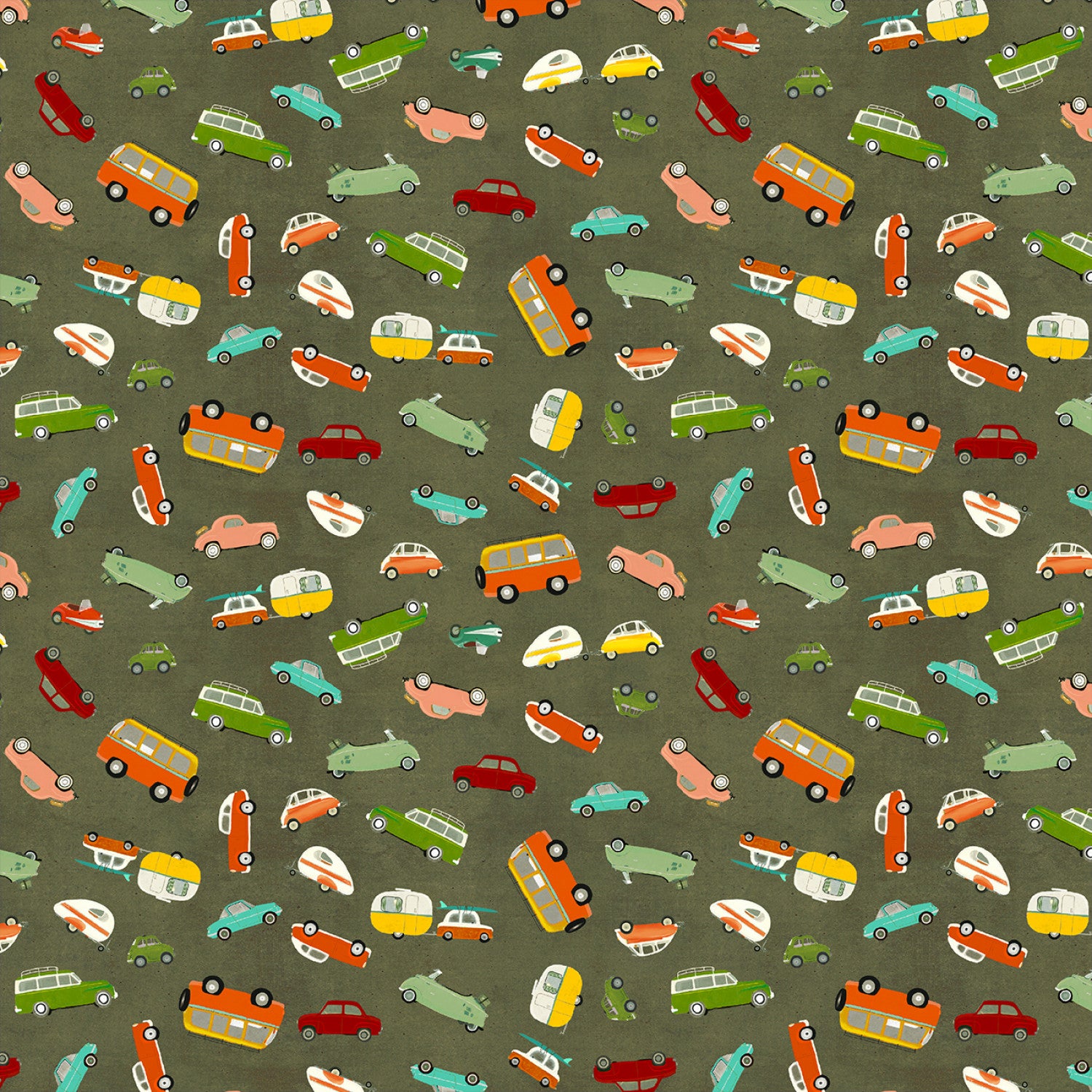 Sunday Drive - Earth Scattered Cars by Katherine Quinn for Windham