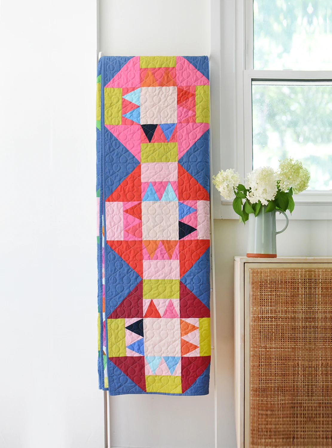 Ruby + Bee Blenders | Multi Star Crossed Quilt Kit by Annabel Wrigley for Windham | 72" x 90"