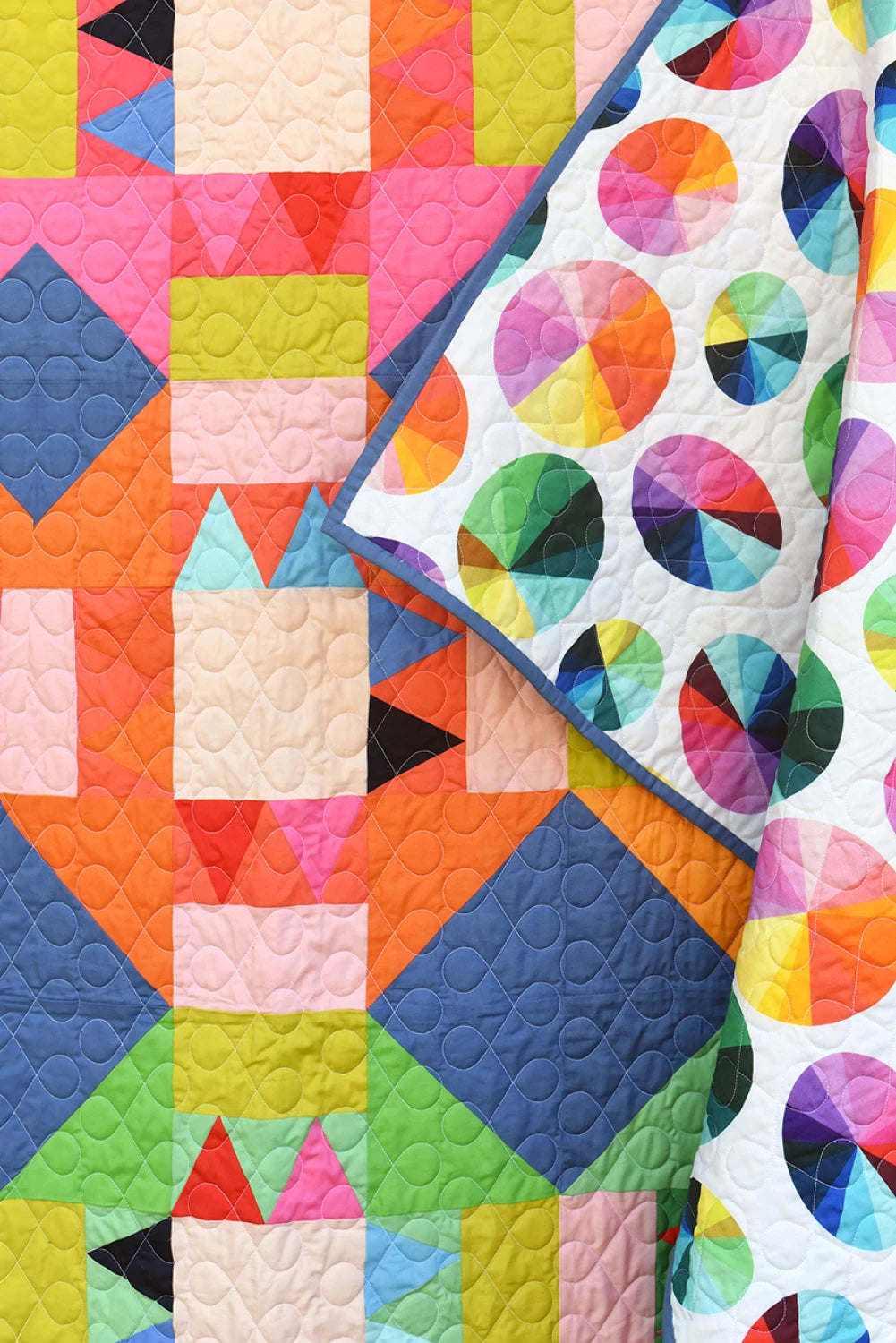 Ruby + Bee Blenders | Multi Star Crossed Quilt Kit by Annabel Wrigley for Windham | 72" x 90"
