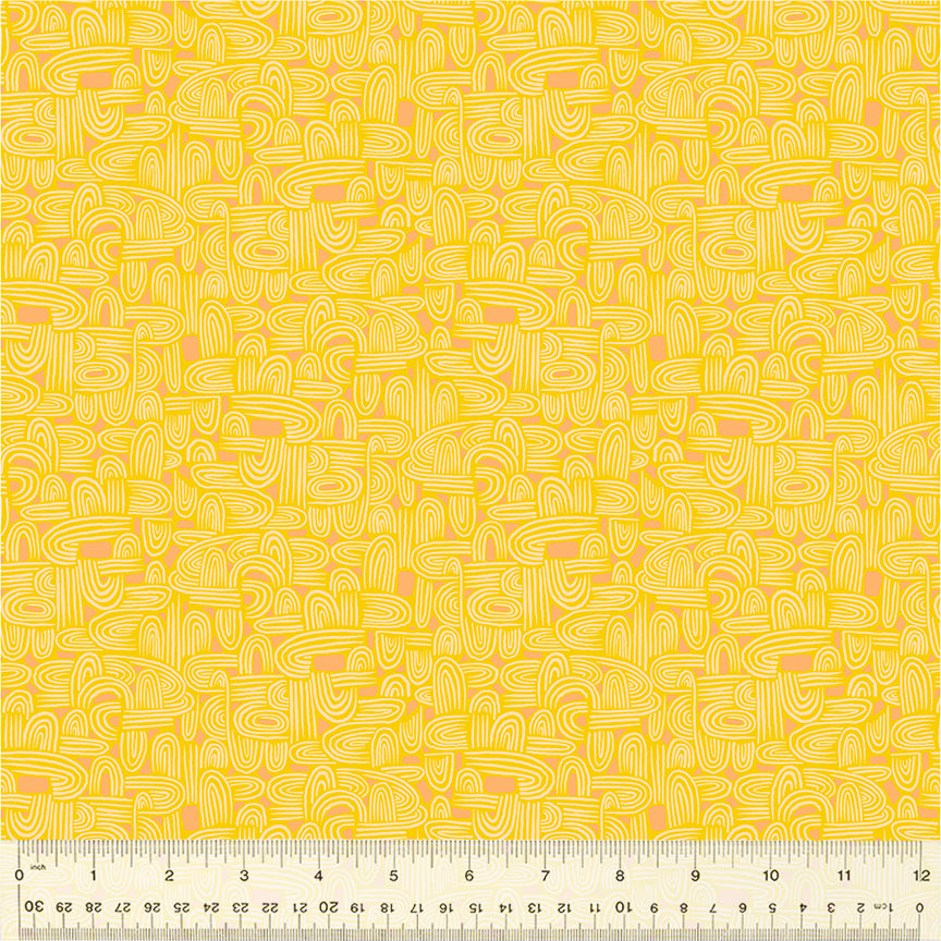 Insectarium | Tunneling Yellow by Tamara Kate for Windham Fabrics | 54658-24