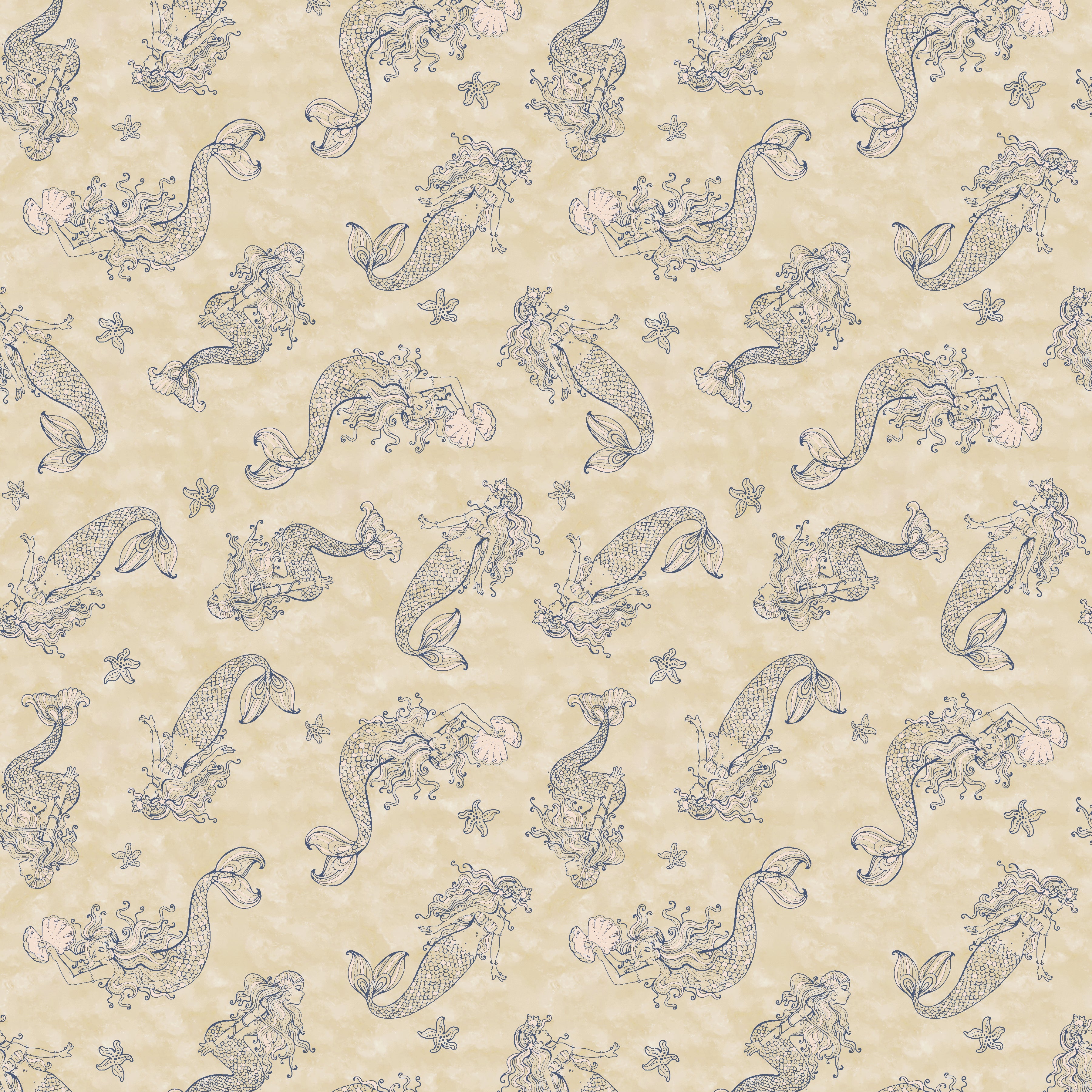 Ocean Song | Sea Sirens - Shell by Whistler Studios for Windham Fabrics | 54694-5