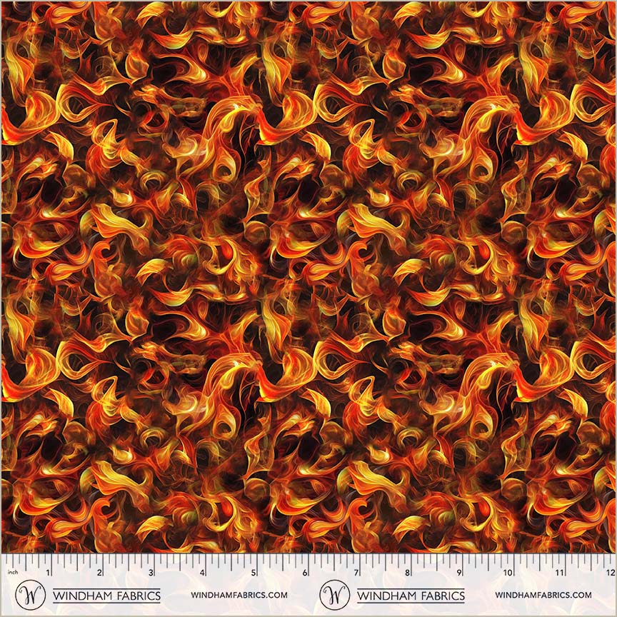 Dragon Kingdom | Sorcery - Fire by Whistler Studios for Windham Fabrics | 54810D-6