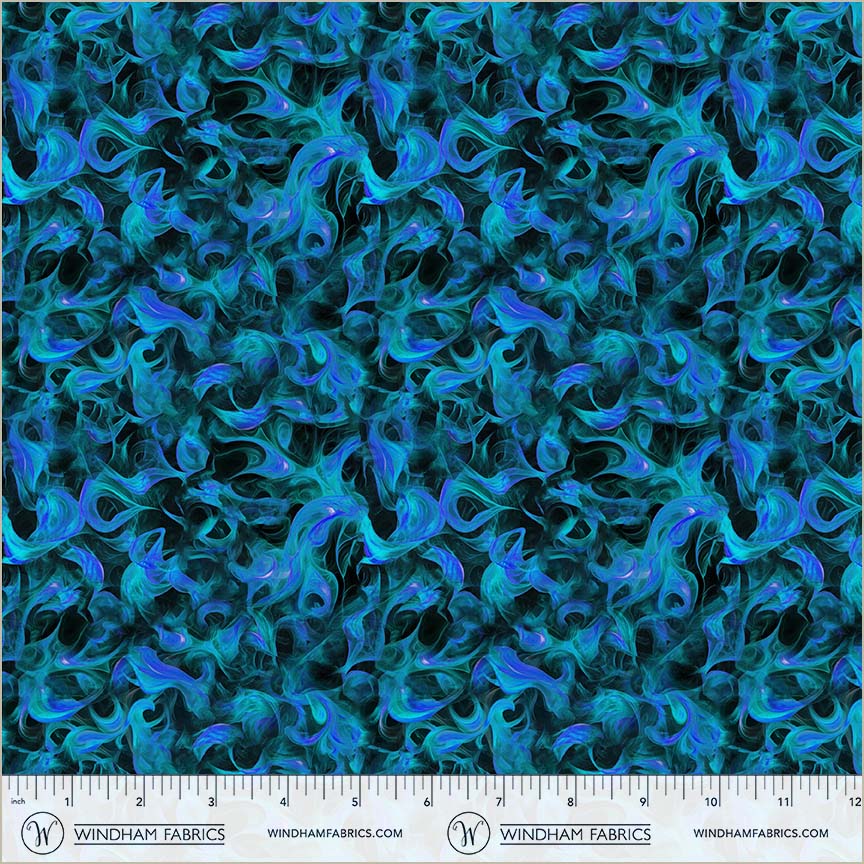 Dragon Kingdom | Sorcery - Water by Whistler Studios for Windham Fabrics | 54810D-7
