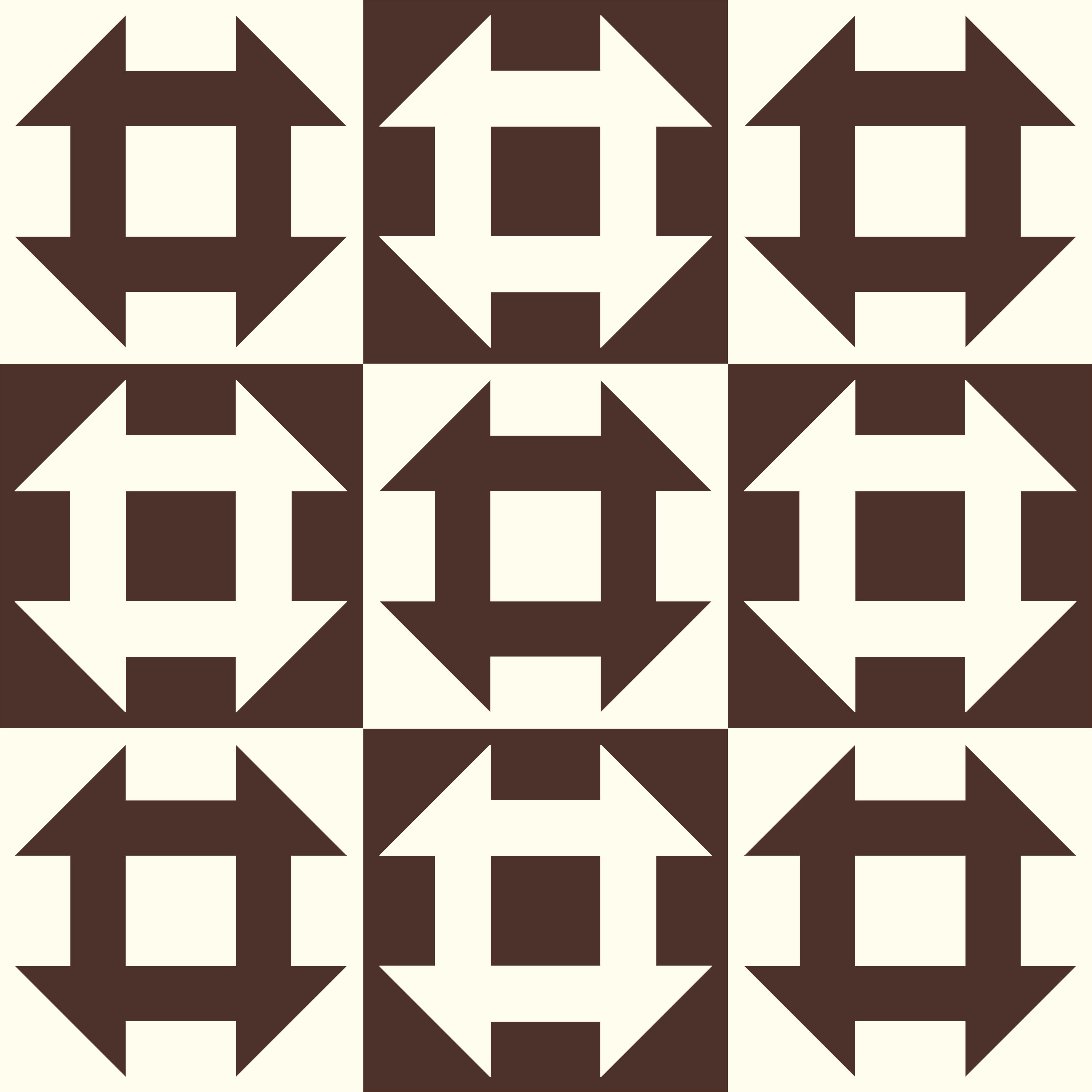 Perfect Points II | Churn Dash Chocolate by Whistler Studios for Windham Fabrics | 54882-6