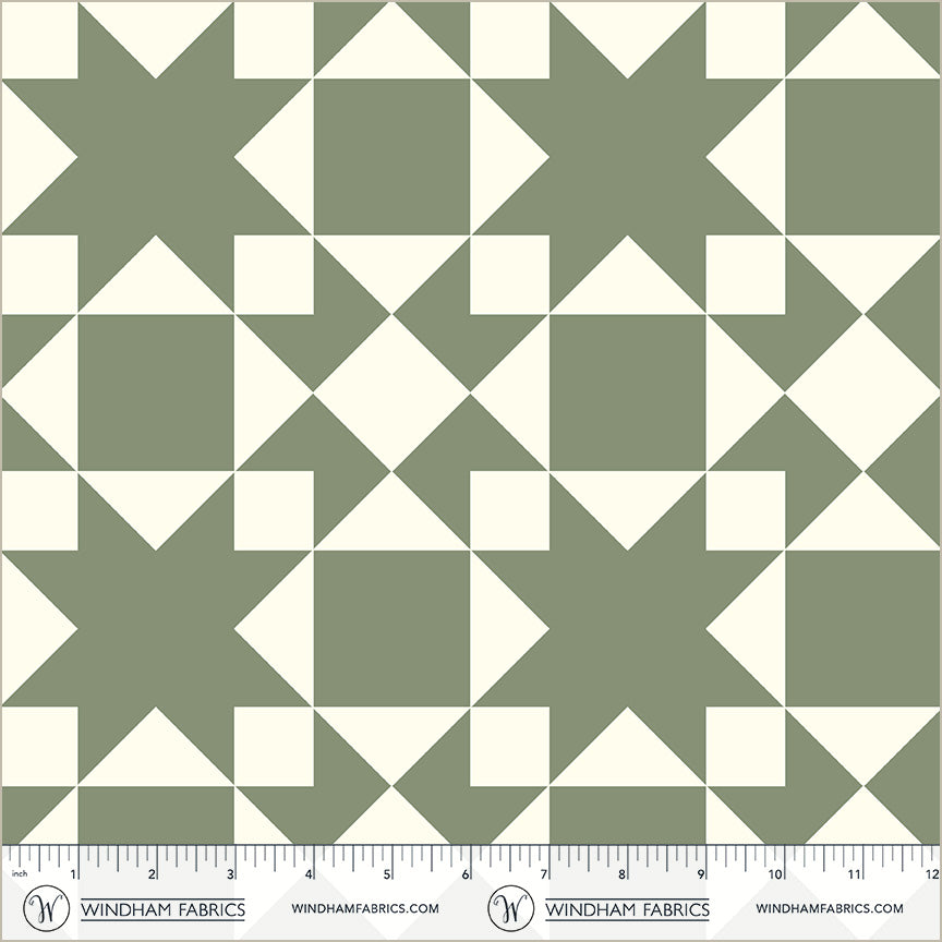 Perfect Points II | Sawtooth Jade by Whistler Studios for Windham Fabrics | 54883-7