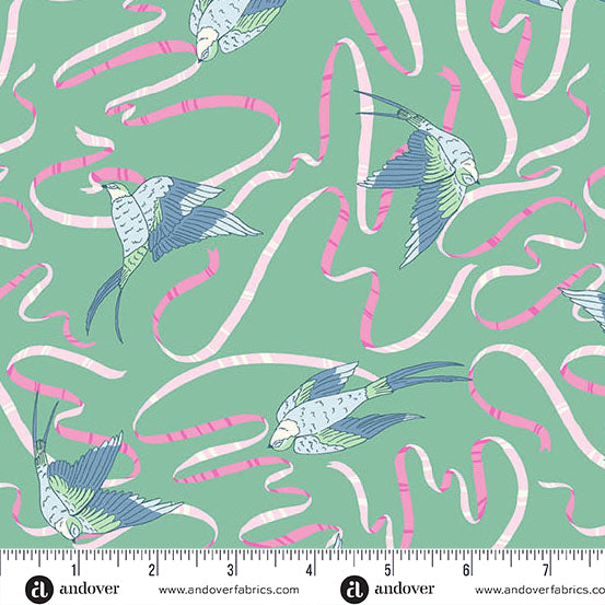 Fairytales | Atelier des Plumes - Pumpkin Seed by Tiffany Lauren for Andover Fabrics | A-10249-T