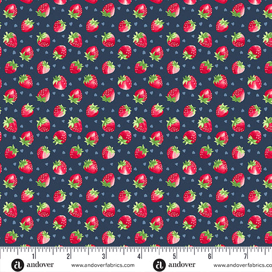Our Simple Life | Berry Harvest - Night Sky by Charisma Horton for Andover Fabrics | A-10398-B