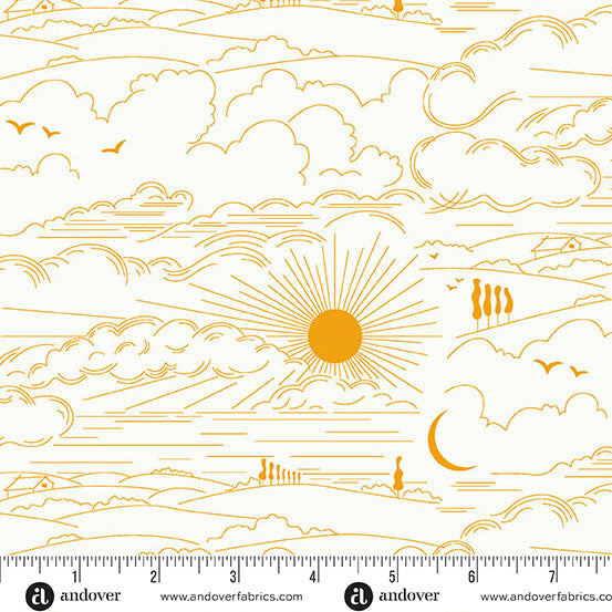 Sun Print Whisper | 10" Square Pack by Alison Glass for Andover Fabrics | 42 pcs