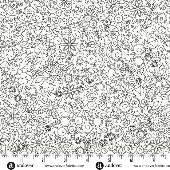 Sun Print Whisper | 10" Square Pack by Alison Glass for Andover Fabrics | 42 pcs