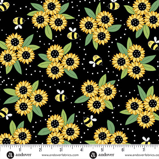 Sunny Honey | 10" Square Pack by Amy Latta Creations for Andover Fabrics | 42 pcs