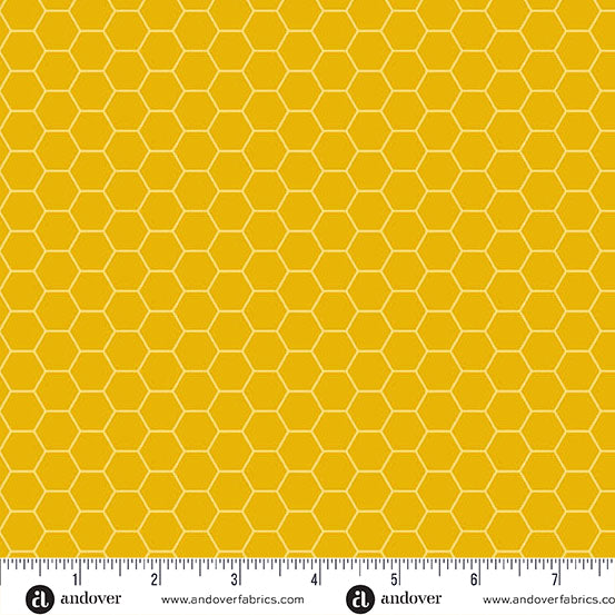 Sunny Honey | 10" Square Pack by Amy Latta Creations for Andover Fabrics | 42 pcs
