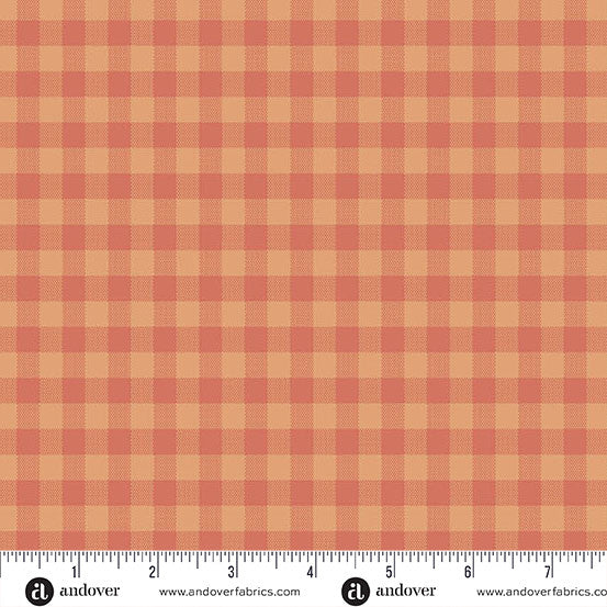 Quiltessential | Gingham Pumpkin by Laundry Basket Quilts for Andover Fabrics | A-1673-O1