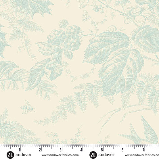 Vermont | Aqua 108" Wide Backing by Laundry Basket Quilts for Andover Fabrics | AW-10288-LT