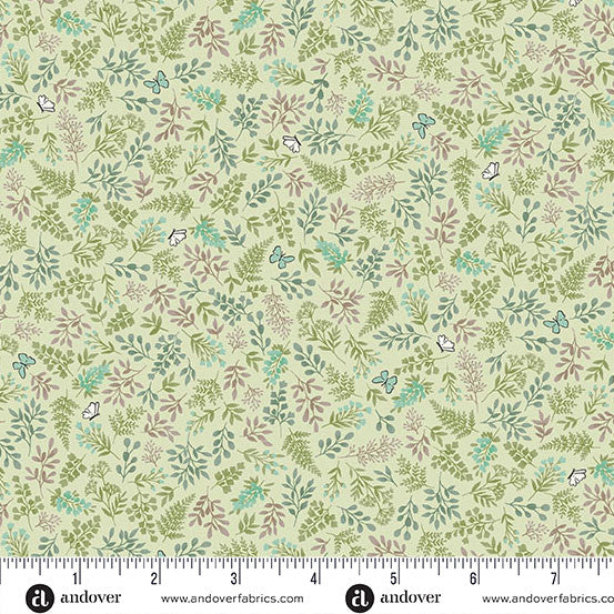 Little Ones | Foliage Green by Makower UK for Andover Fabrics | MU-192-G