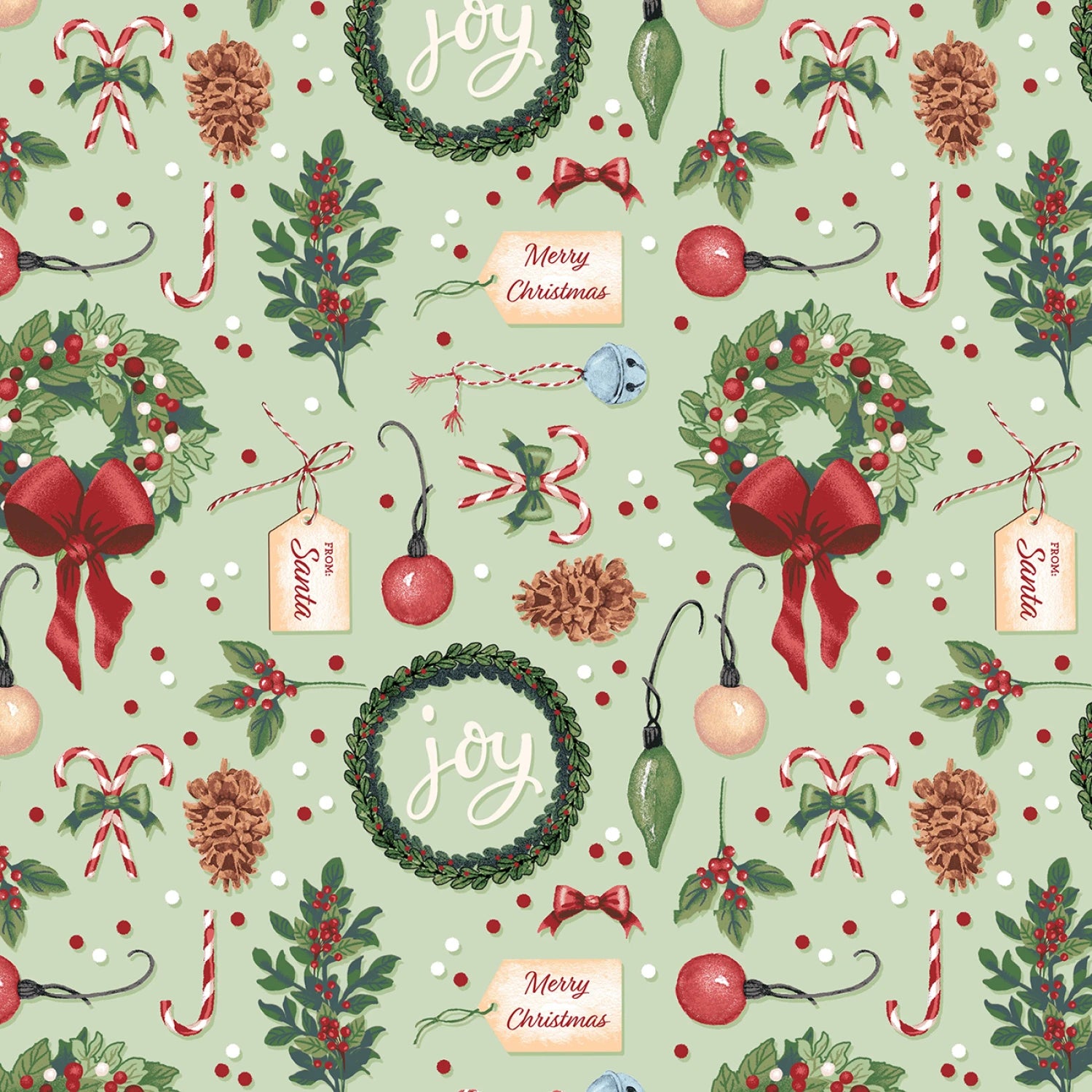 Christmas Village | Green Christmas Decor by Rebecca Canale for Studio E | 8312S-66