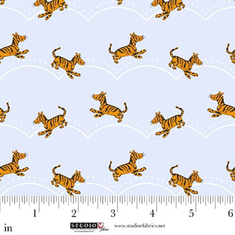 Classic Winnie | Light Blue Tigers by W.A. Dodge for Studio E | 8722-11