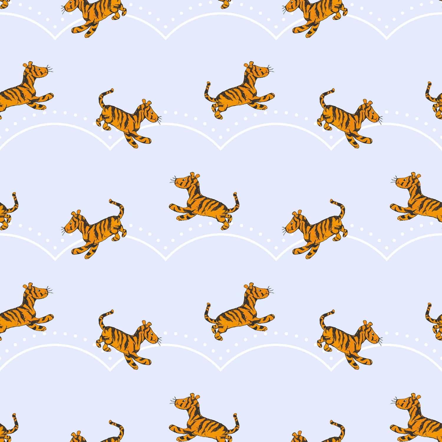 Classic Winnie | Light Blue Tigers by W.A. Dodge for Studio E | 8722-11