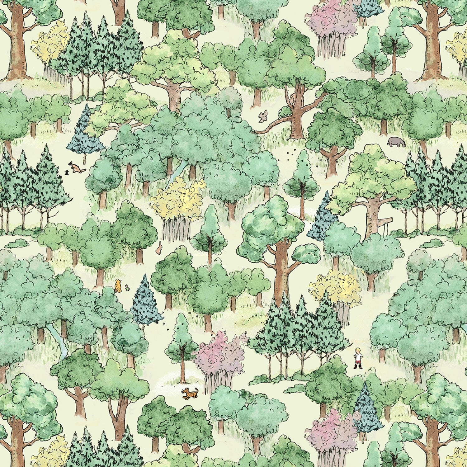 Classic Winnie | Green Forest by W.A. Dodge for Studio E | 8724-66