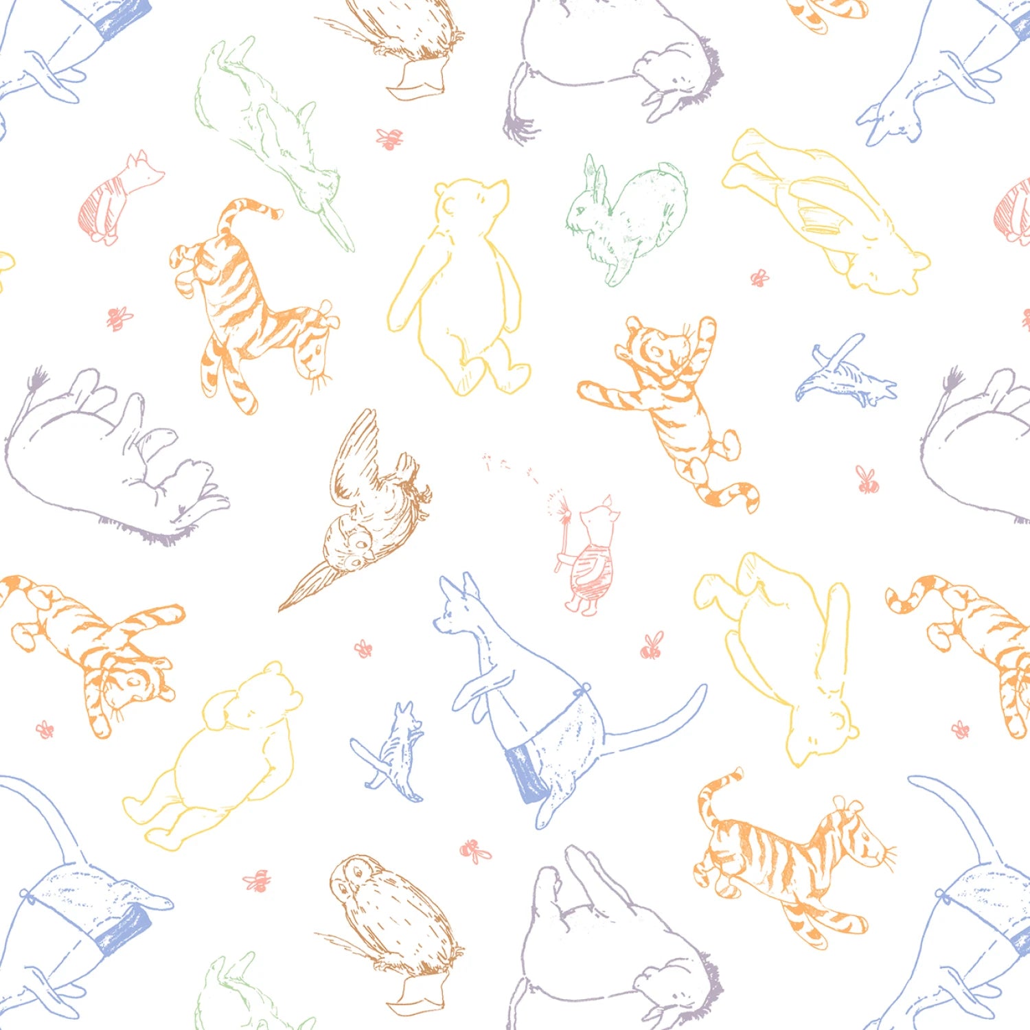 Classic Winnie | Multi Character Drawings by W.A. Dodge for Studio E | 8725-47