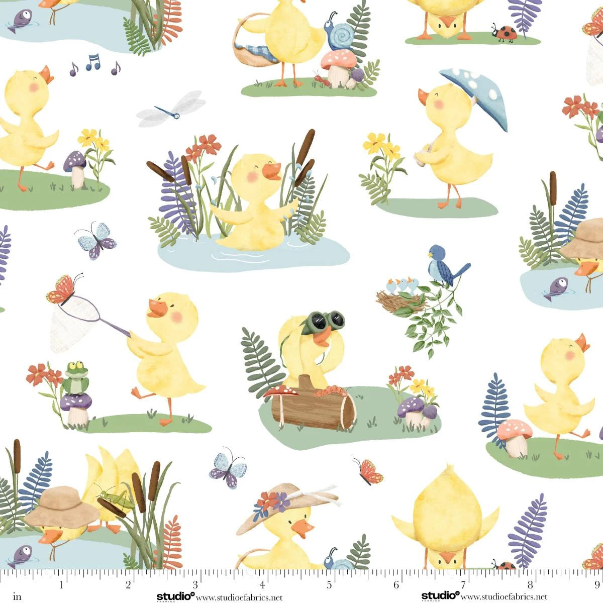 Lucky Duck | Yellow Duck Scenic by Sweet Cee Creative for Studio E | 8974-41
