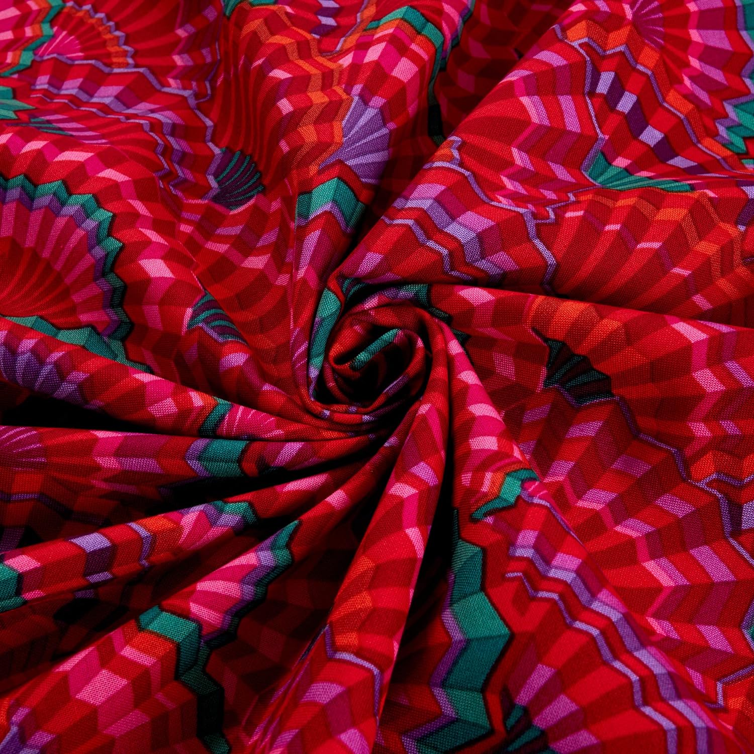 Stash | Paper Fans - Red by Kaffe Fassett for Free Spirit