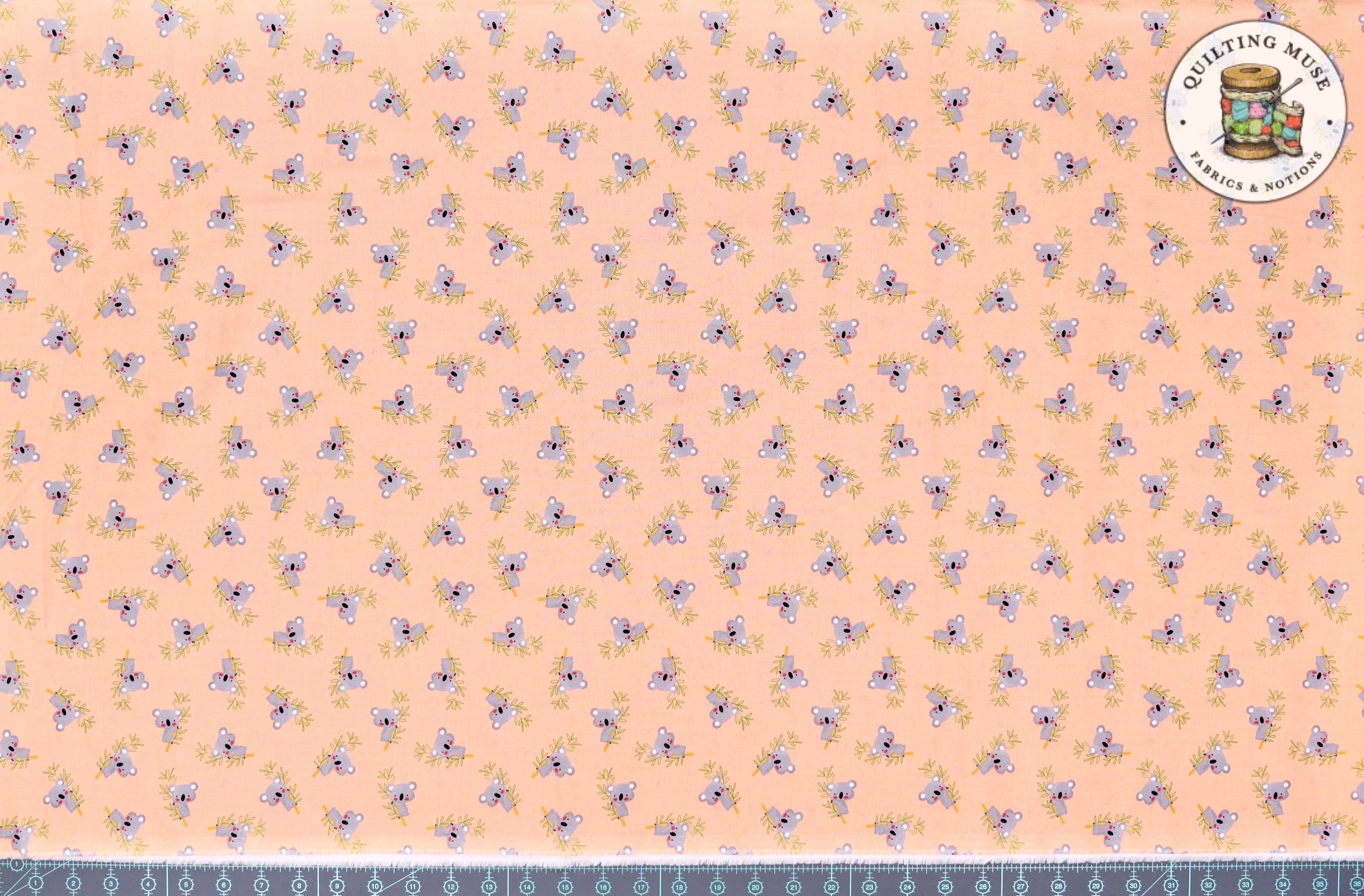 Jungle Explorers | Kind Koalas Peach by Michael Miller Fabrics